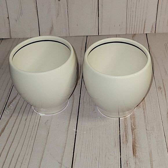 2 STARBUCKS BARISTA Abbey Band Steaming Coffee Mug 12OZ 2003 Vintage - Picture 6 of 7